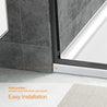 KORDURA 36X36 Square Solid Surface Shower Base With Center Drain In Matte White